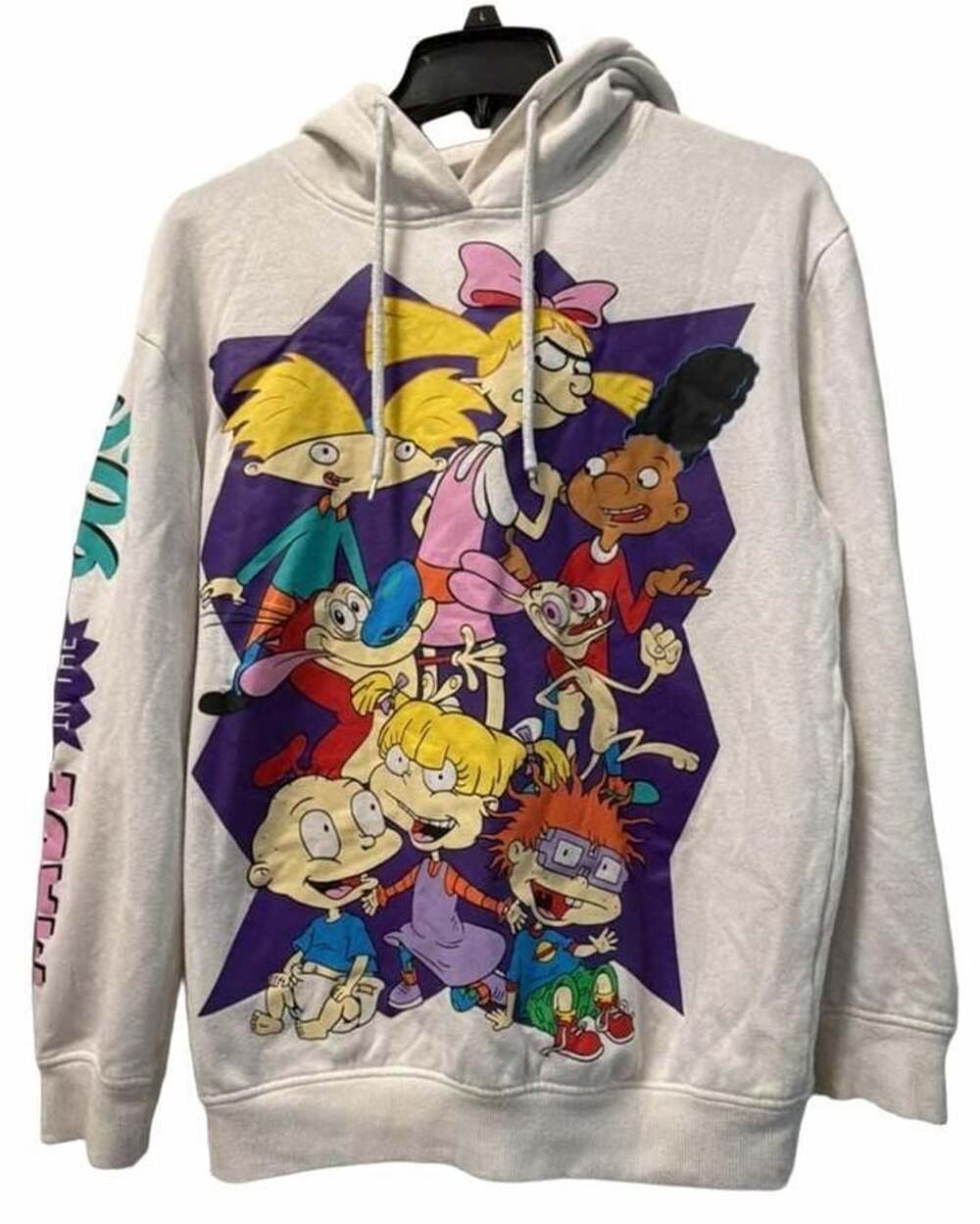 Cream Rugrats hoodie Nickelodeon L (12-14)